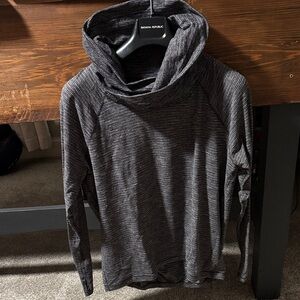 Lululemon Charcoal funnel neck Pullover